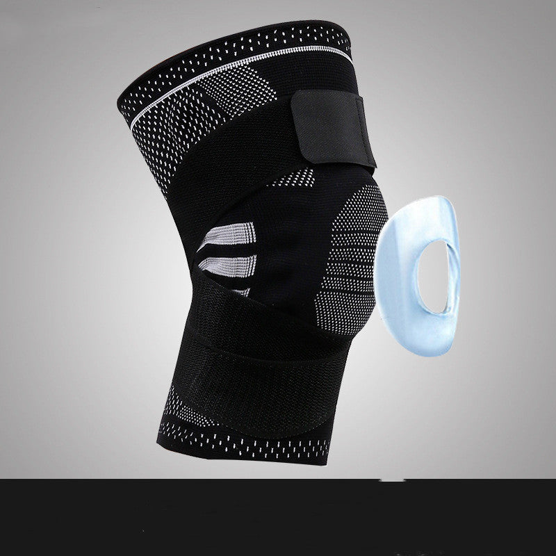 Rodillera deportiva de compresión con absorción de impactos y protección para fitness