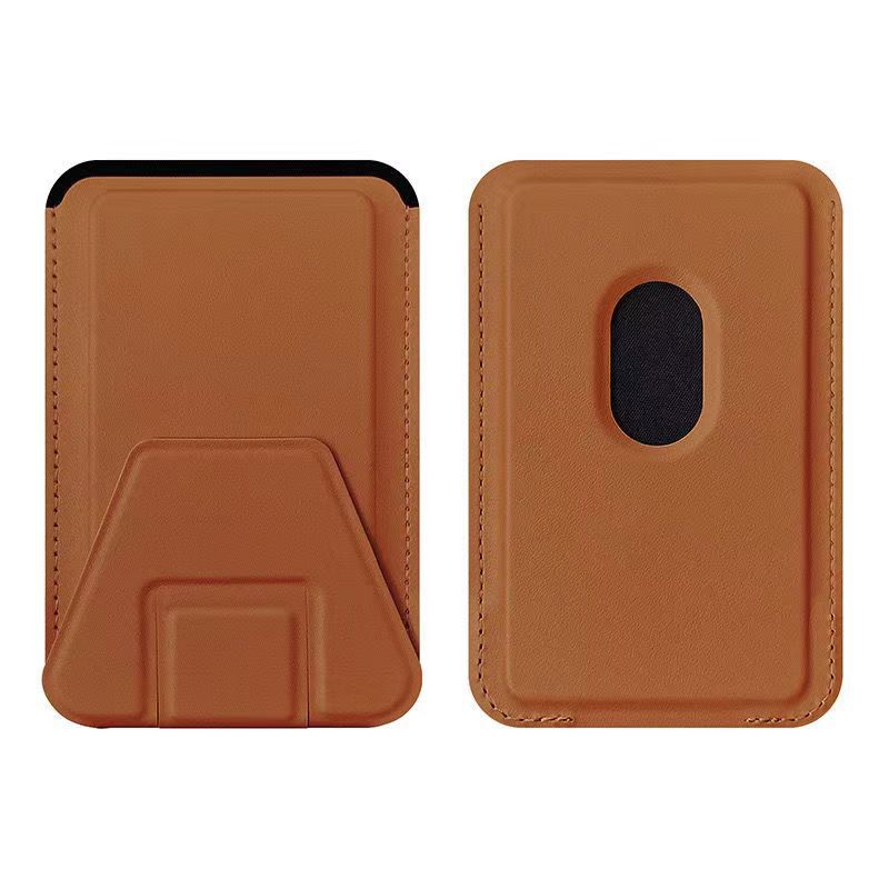 Soporte para teléfono móvil, tarjetero, tarjetero plegable, adhesivo para tarjetas, tarjetero magnético multifuncional.
