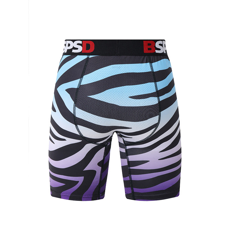 Calzoncillos bóxer con estampado digital para hombre, pantalones cortos casuales con personalidad