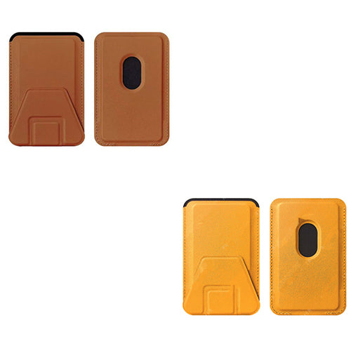 Soporte para teléfono móvil, tarjetero, tarjetero plegable, adhesivo para tarjetas, tarjetero magnético multifuncional.