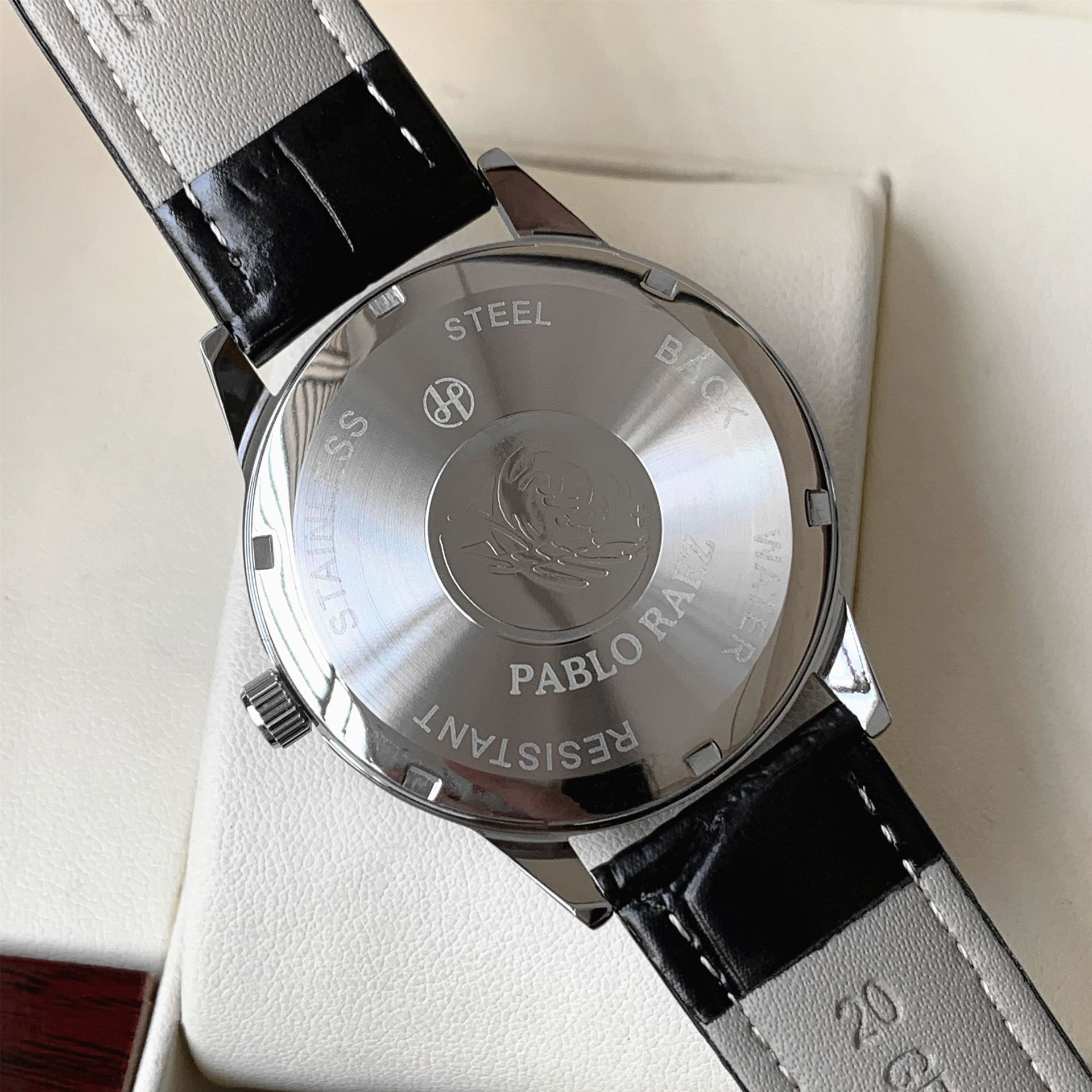 Reloj de negocios automático de cuarzo multifuncional impermeable para hombre