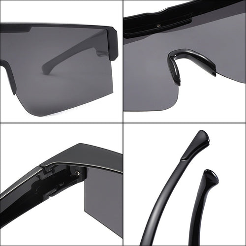 Gafas de sol de ciclismo coloridas con estuche