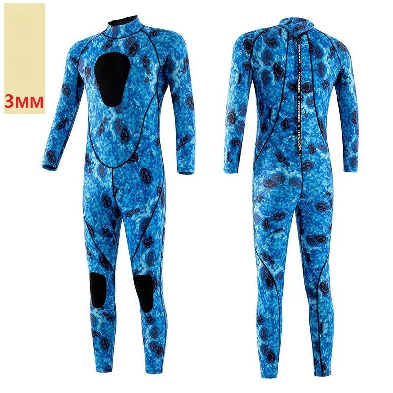 3mm Mens One Piece Wetsuit Sun Protective Jellyfish Suit