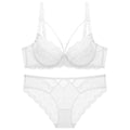 Transparent Ladies Underwear Panties Small Bra Set