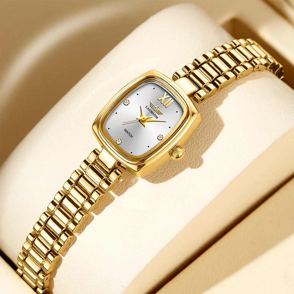 Reloj vintage pequeño dorado Niche para mujer