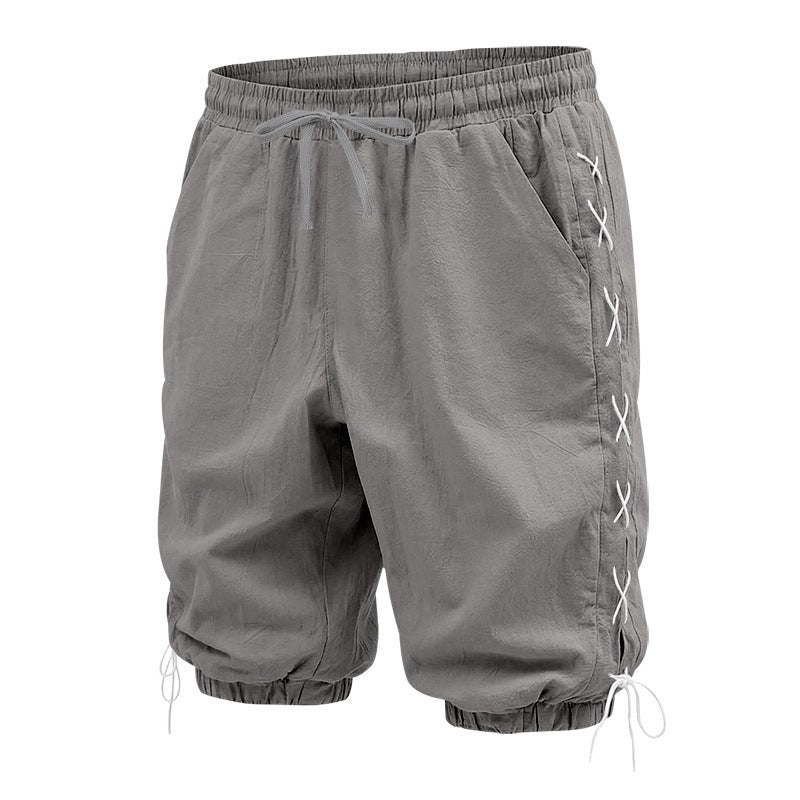High-Street Hip-Hop Loose Casual Drawstring Shorts