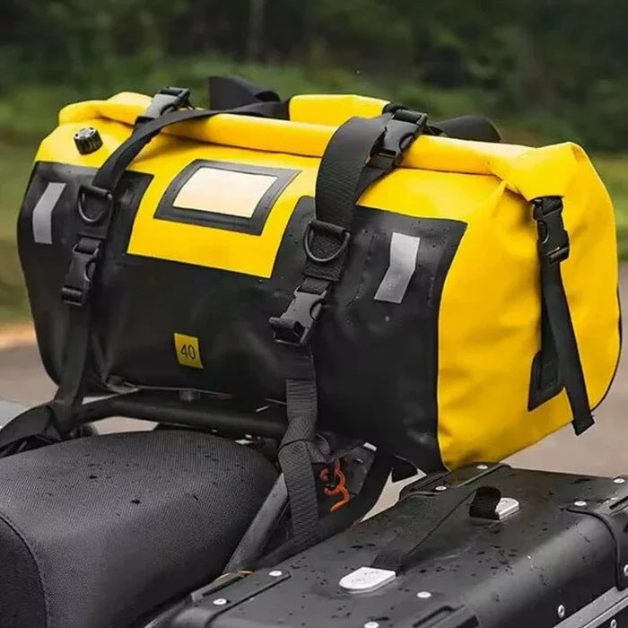 Bolsa de almacenamiento para asiento trasero de motocicleta de gran capacidad para viajes en coche