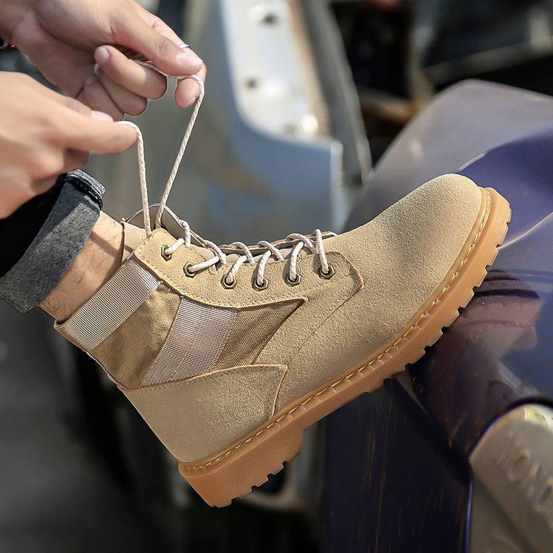 Botas de nieve de piel de ruibarbo cálidas y gruesas