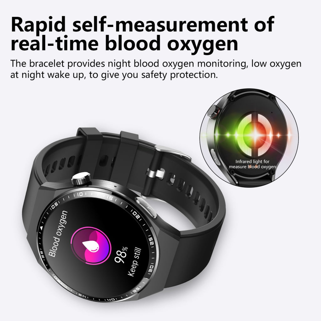 Nuevo reloj inteligente con disco de 1,55 pulgadas y monitor de salud.