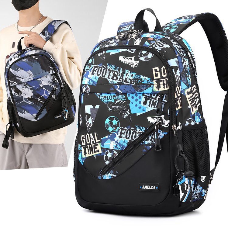 Conjunto de dos piezas para hombre: mochila y bolso de pecho