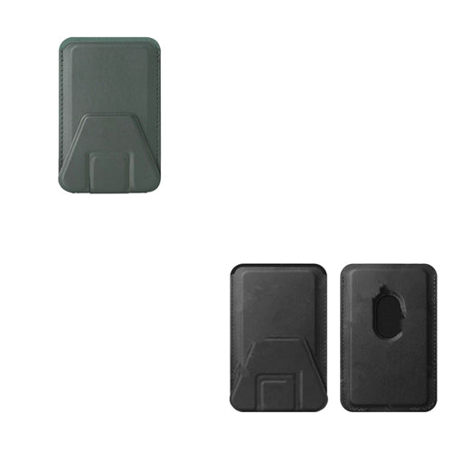 Soporte para teléfono móvil, tarjetero, tarjetero plegable, adhesivo para tarjetas, tarjetero magnético multifuncional.