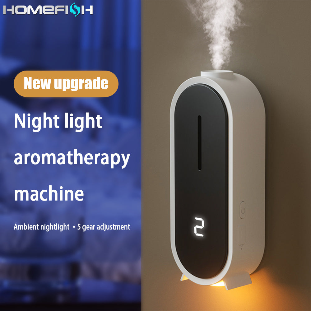 Máquina automática de aromaterapia y fragancias para escritorio, sin dejar rastro, para montaje en pared, para hotel, hogar y eliminación de olores.