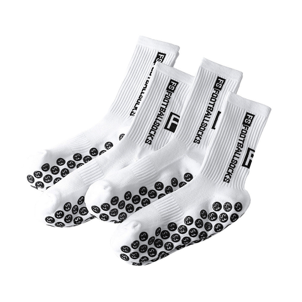 Calcetines deportivos para hombre con adhesivo de puntos de nailon para un agarre antideslizante.