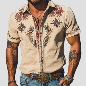 Camisa casual moderna y versátil para hombre