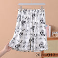 Women's Loose-fit Cotton-silk Floral-print Shorts