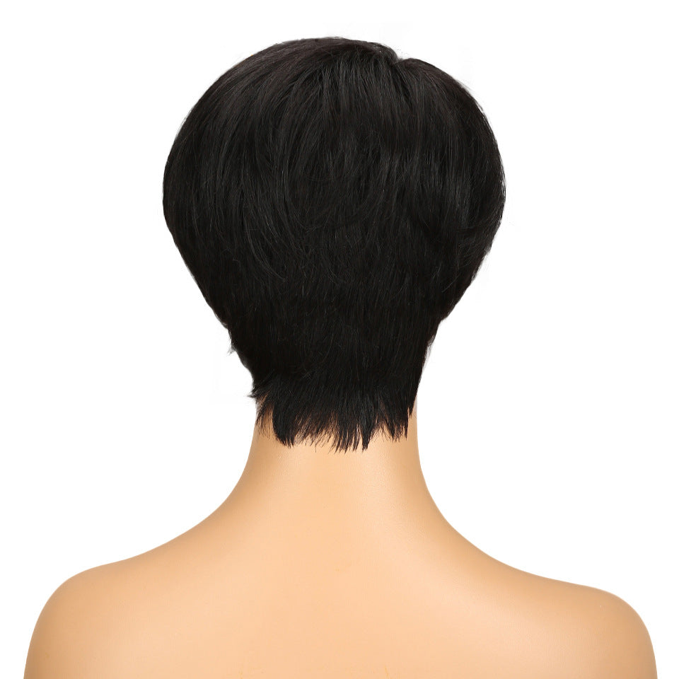 Belleza europea, estilo bob negro