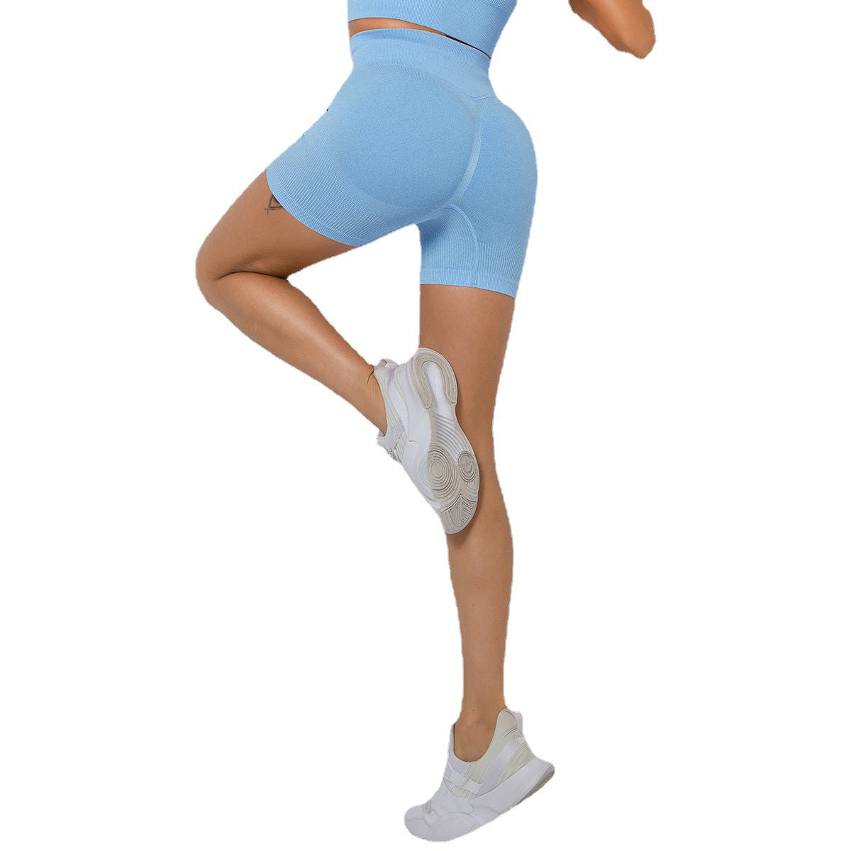 Leggings deportivos de cintura alta, pantalones cortos deportivos y de fitness