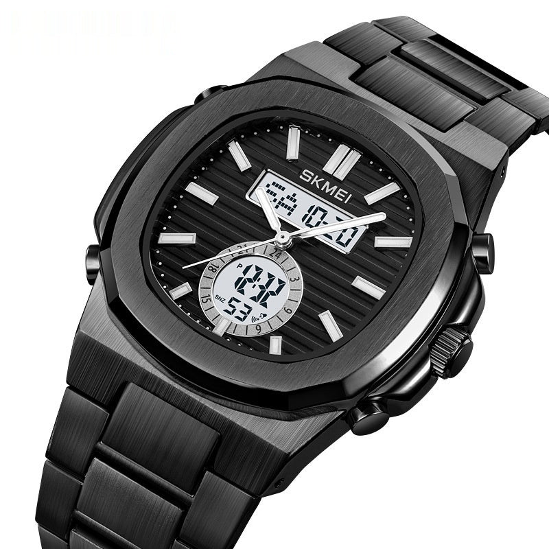 Elegante reloj deportivo impermeable para exteriores con pantalla luminosa para estudiantes.