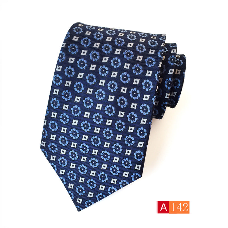 Corbata de jacquard de poliéster para hombre, informal y formal