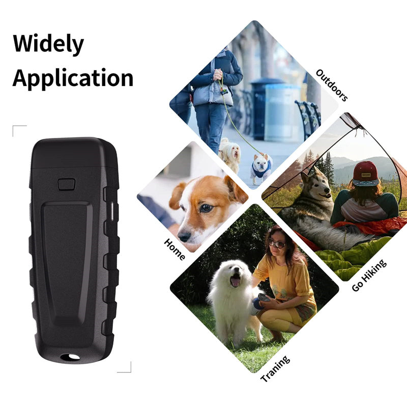 Dispositivo ultrasónico para el control de ladridos de perros, dispositivo antiladridos portátil, productos para mascotas.