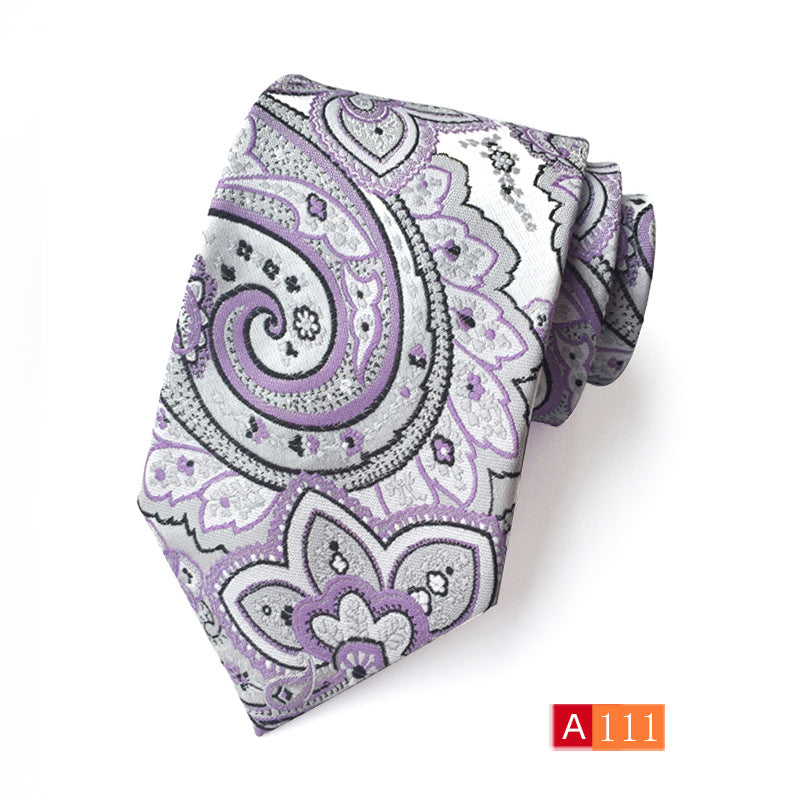 Corbata de jacquard de poliéster para hombre, informal y formal