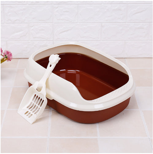 Inodoro semicerrado para gatos, grueso y resistente a salpicaduras