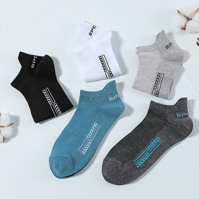Calcetines deportivos bajos de malla transpirable para hombre