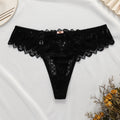 Women's Fashionable Lace Thong Breathable Cross