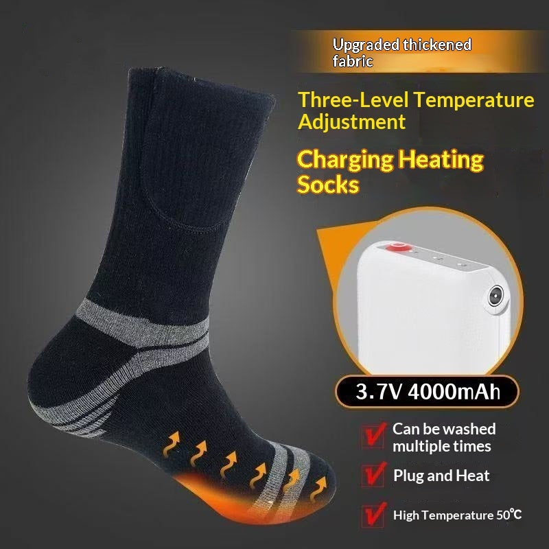 Calcetines térmicos recargables y calefactables para hombre