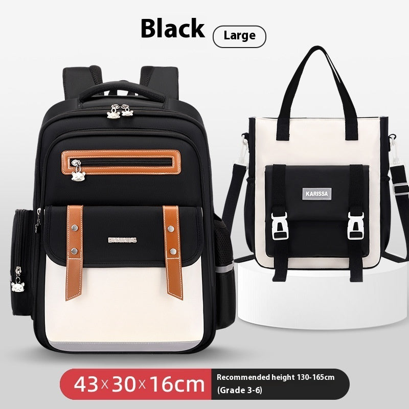 Mochila escolar de tela Oxford para niños de gran capacidad