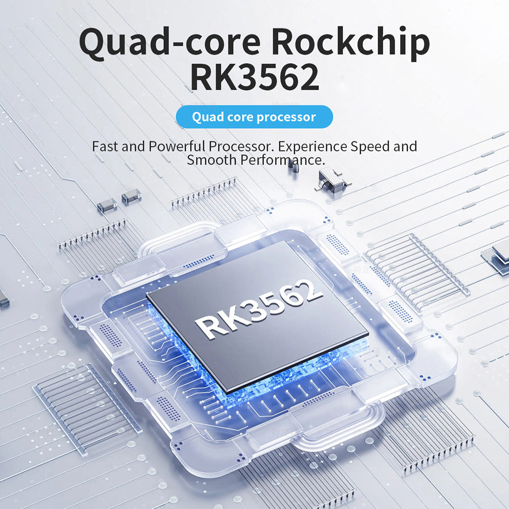 Tableta G-tab T9 Rockchip RK3562 de cuatro núcleos, 3 GB de RAM y 64 GB de ROM, 10,1 pulgadas, Android 14, color gris