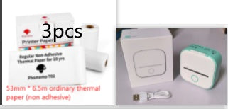 Mini impresora térmica portátil de etiquetas, impresora de fotos para el hogar, impresora de preguntas incorrectas para estudiantes, mini impresora de etiquetas compatible con Bluetooth, etiqueta de precio