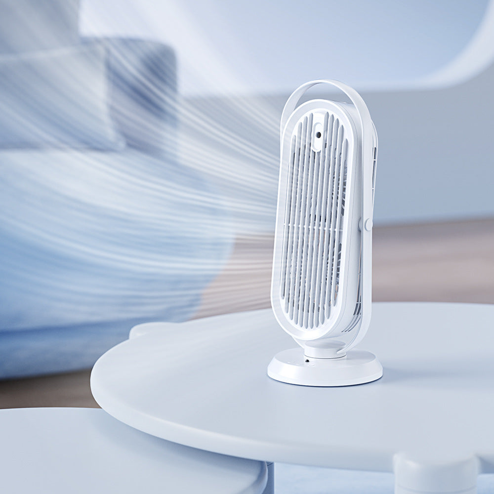Ventilador de torre USB con cabezal de pulverización y humidificador de viento grande para oficina y escritorio