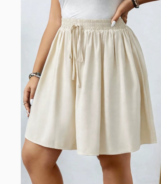 Women's Solid Color Fashion All-Match Shorts