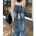 Bestselling Washed High-waist Slightly Flared Jeans That Dont Cling To The Legs