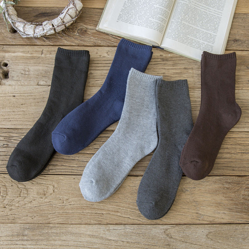 Calcetines de hombre de lana estilo étnico vintage para invierno