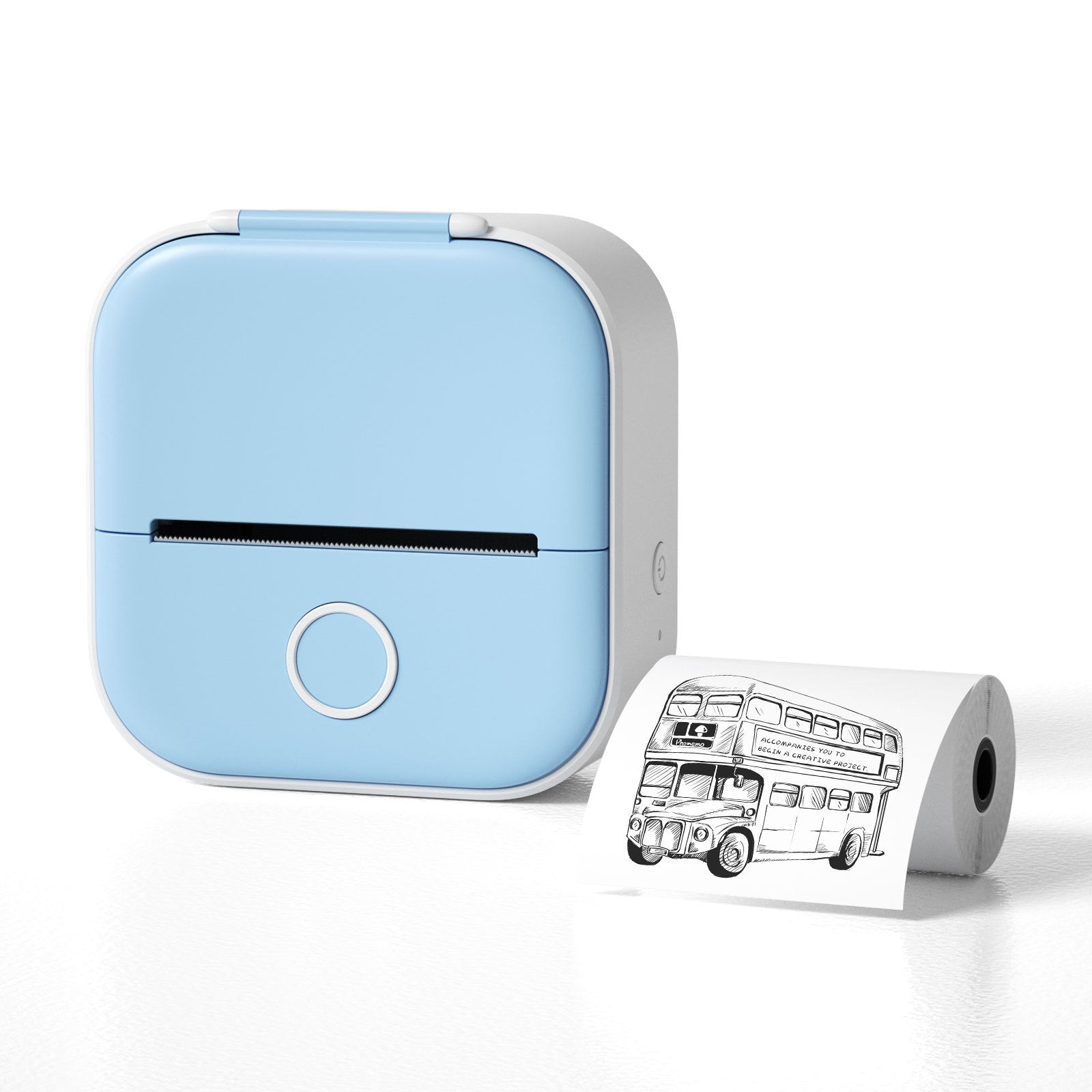 Mini impresora térmica portátil de etiquetas, impresora de fotos para el hogar, impresora de preguntas incorrectas para estudiantes, mini impresora de etiquetas compatible con Bluetooth, etiqueta de precio