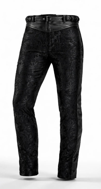 Pantalones góticos ajustados de moda para hombre