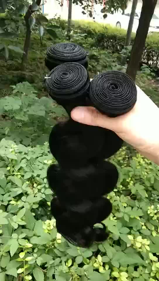 Cortina de cabello brasileño con ondas corporales