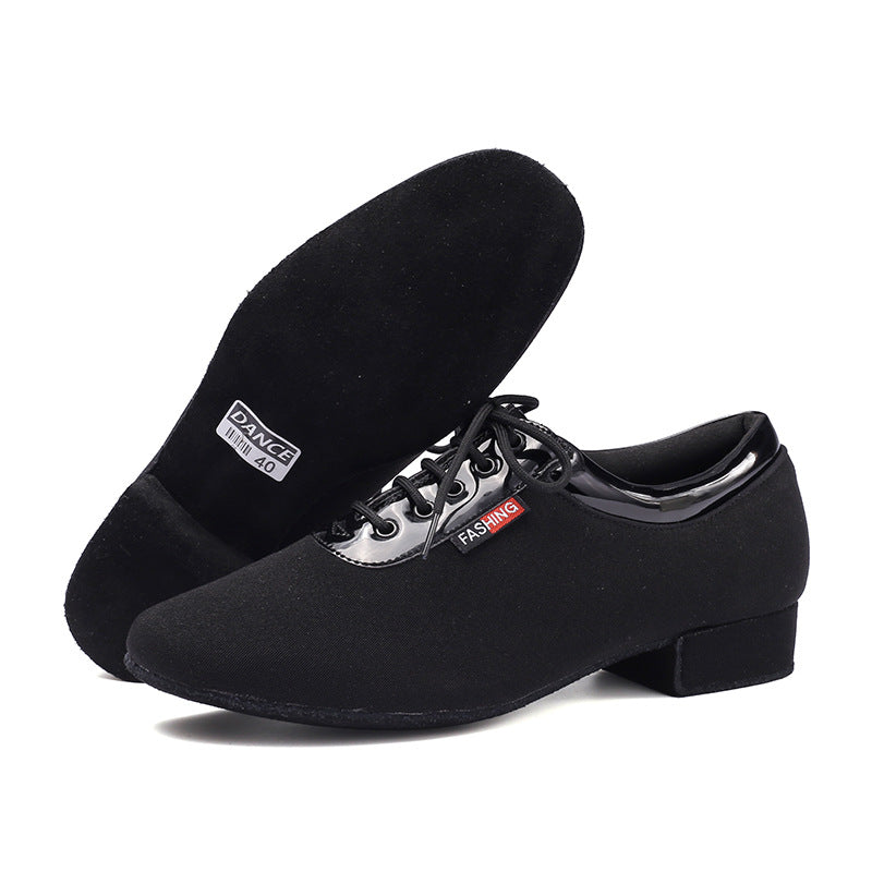 Zapatos de baile moderno Wupamo para hombre, ideales para vals, tango y bailes de salón. Suela blanda para interiores, tallas grandes.