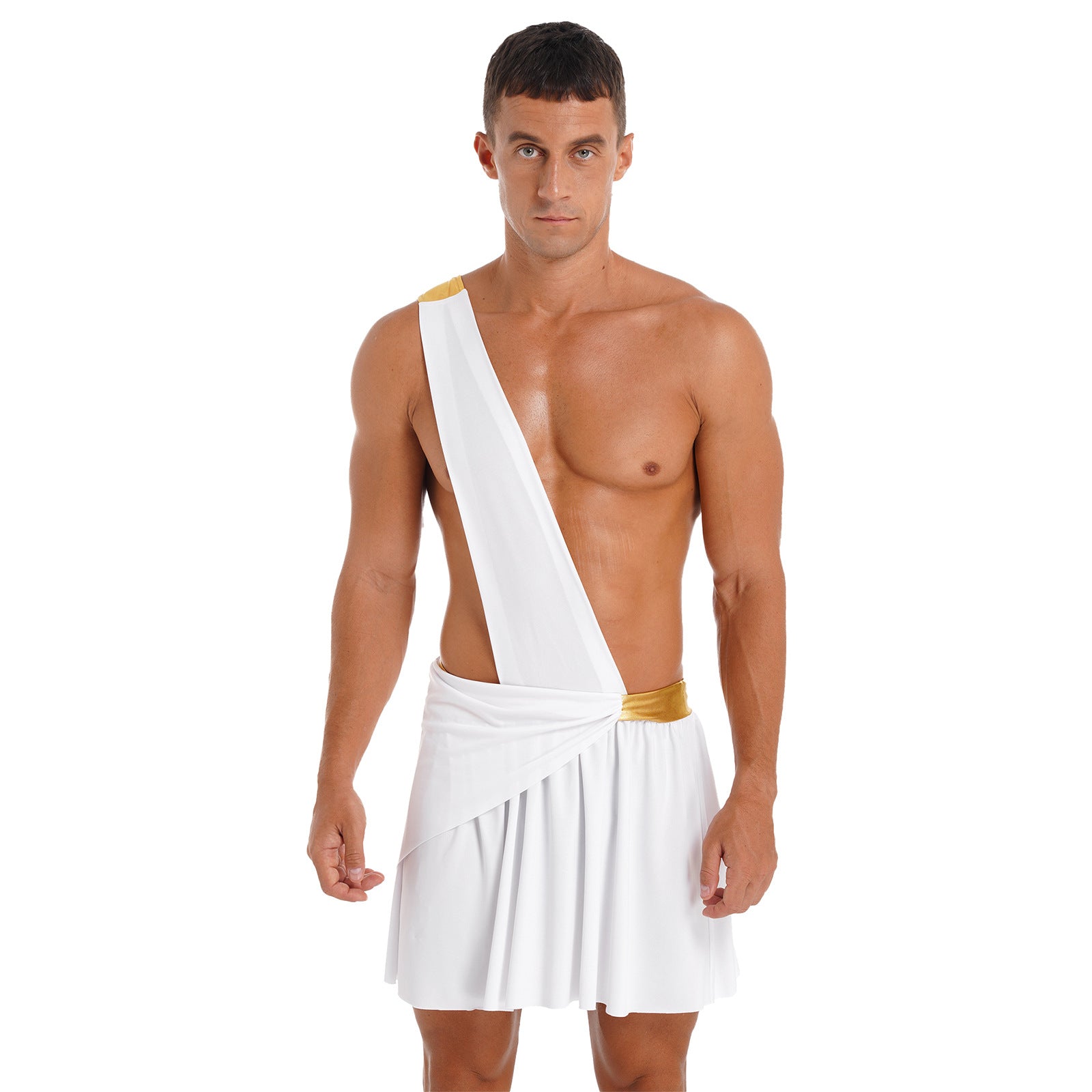 Disfraz de gladiador de dios griego antiguo para hombre
