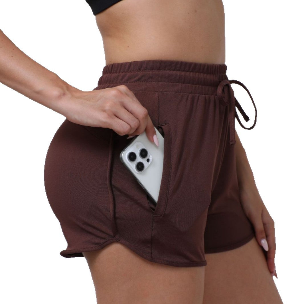 Pantalones cortos minimalistas y elegantes de corte entallado para mujer
