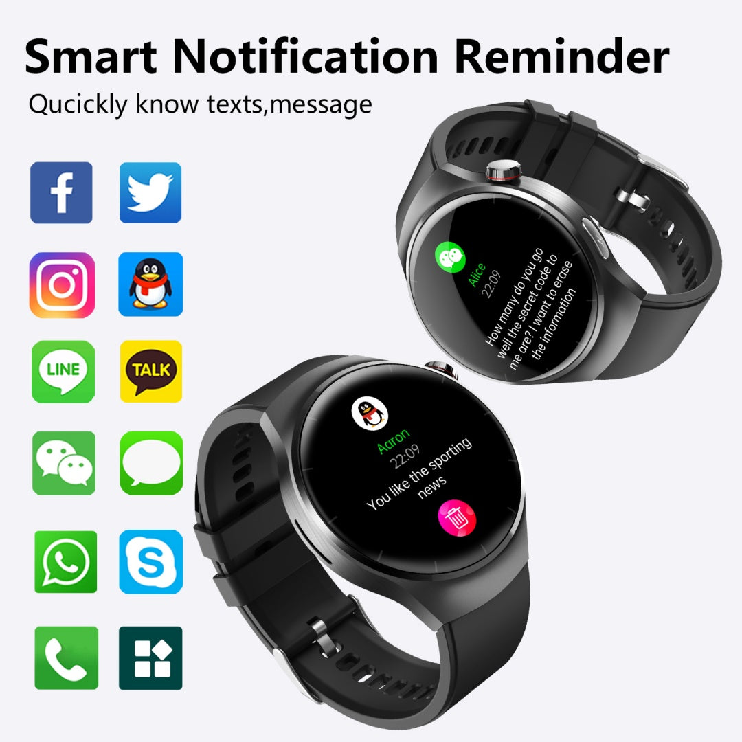 Nuevo reloj inteligente con disco de 1,55 pulgadas y monitor de salud.