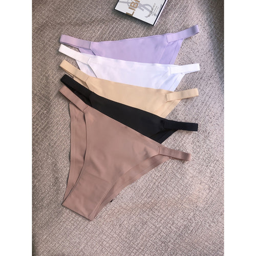 5 piece Seamless Womens Bikini Panties  Soft And Comfortable