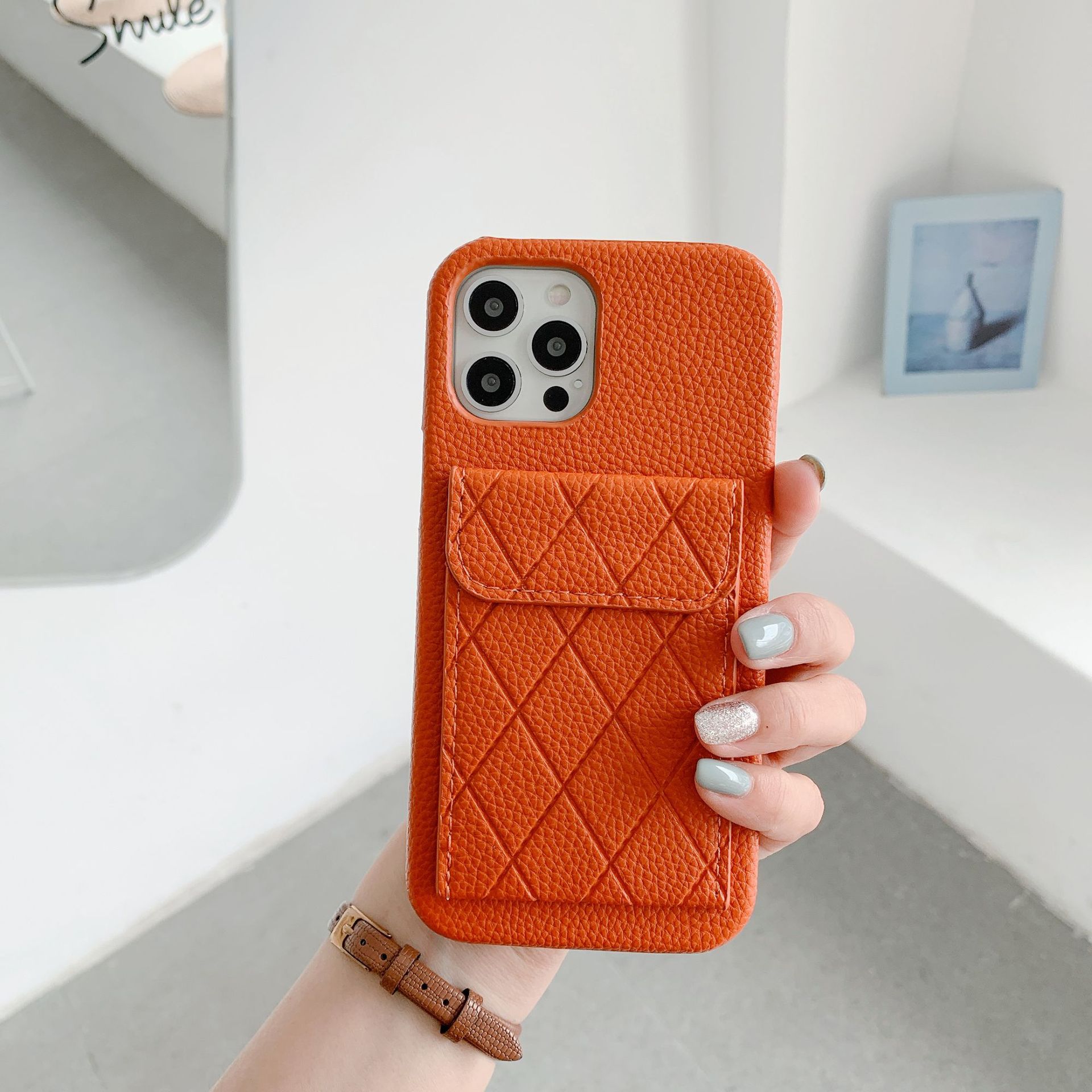 Funda para teléfono móvil con tarjetero de la marca Tide