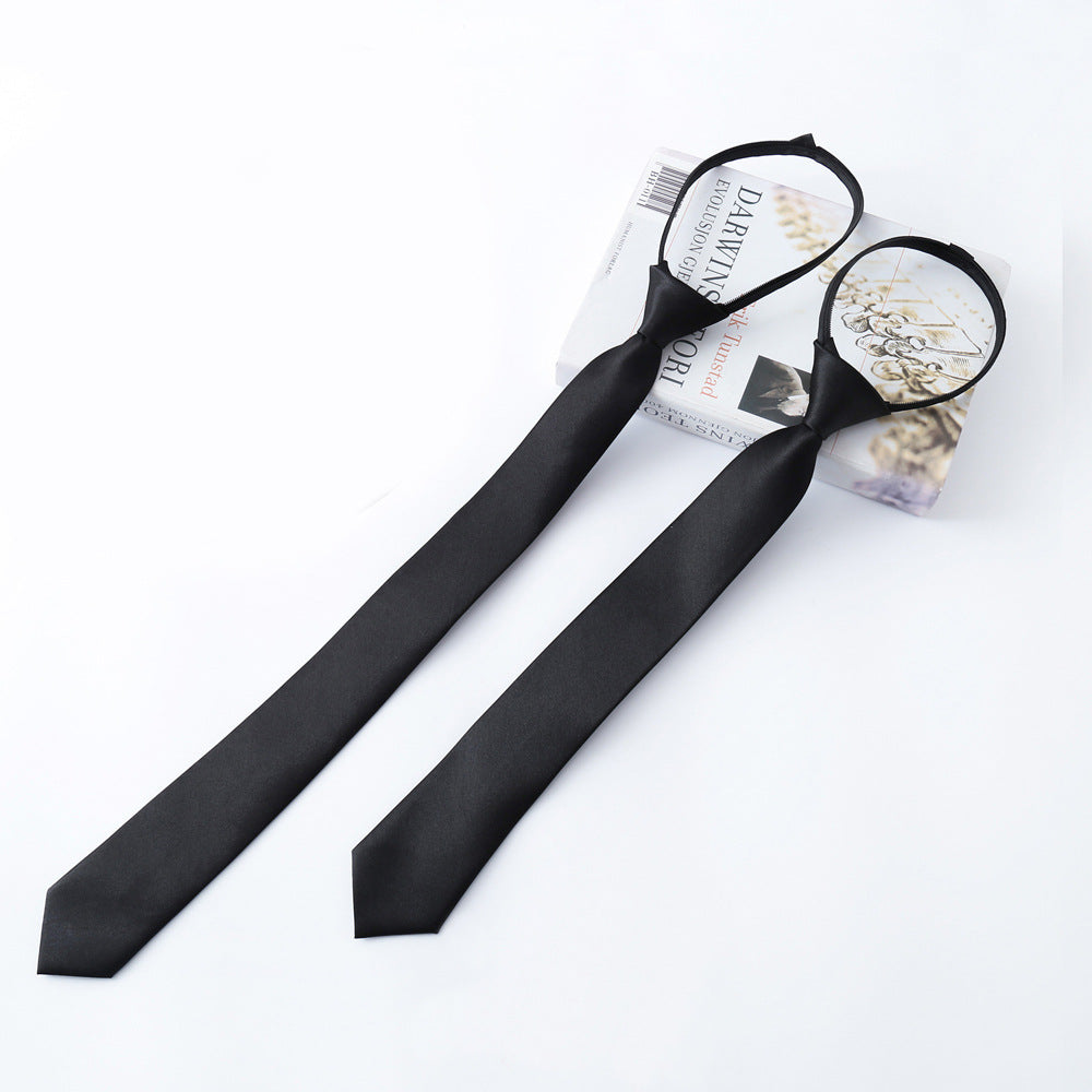 Accesorios para camisas formales de negocios para hombre con cierre de cremallera estrecho