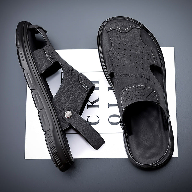 Zapatos de playa para hombre, frescos y salvajes, artísticos.