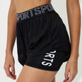 Pantalones cortos de yoga de tiro medio para mujer, ideales para correr, entrenar y hacer ejercicio.