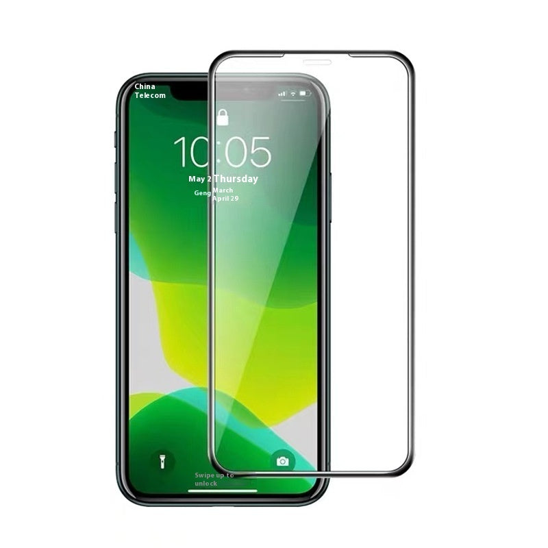 Protector de pantalla de vidrio templado con airbag para teléfono móvil de pantalla completa