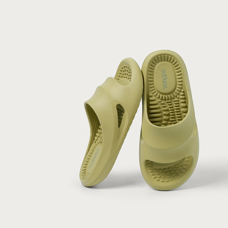 Zapatillas de baño para hombre, antideslizantes, antiolor y con masaje de pies.